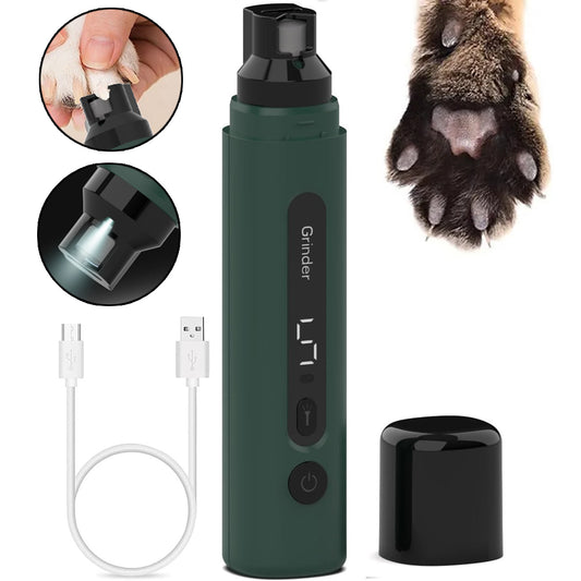Electric Pet Nail Grinder – Quiet & Rechargeable